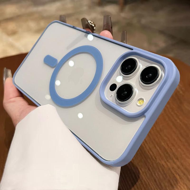 Modische Handyhülle Für iPhone 17 16 15 14 13 12 11 Pro Max Plus 17 Air Für Magsafe Transparente Klare Magnetische Acrylhülle