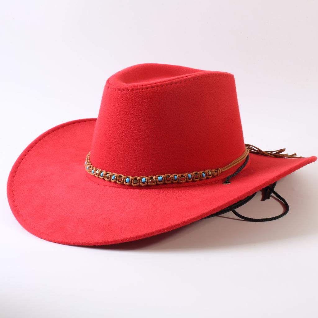 Popolare cappello western da cowboy a tesa larga classico europeo e americano per uomo e donna moda outdoor cappello da cowboy anti-sole cappello jazz