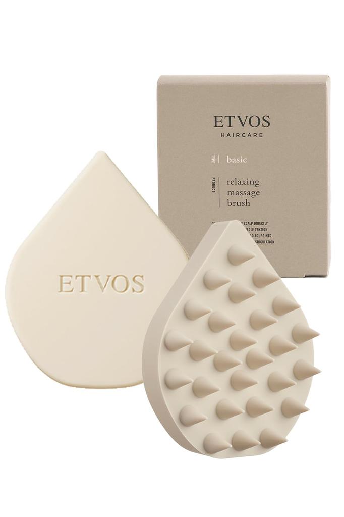 ETVOS Relaxing Massage 1 Brush Massage Scalp Shampoo Brush, Beige, (Scalp Brush, Brush, Brush)