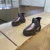 Winter velvet thickened down cloth waterproof snow boots large cotton warm cotton shoes non-slip high top