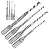 4pcs Square Hole Design Square Hole Drill Bits Wood Drilling Hand Tools  Woodworking