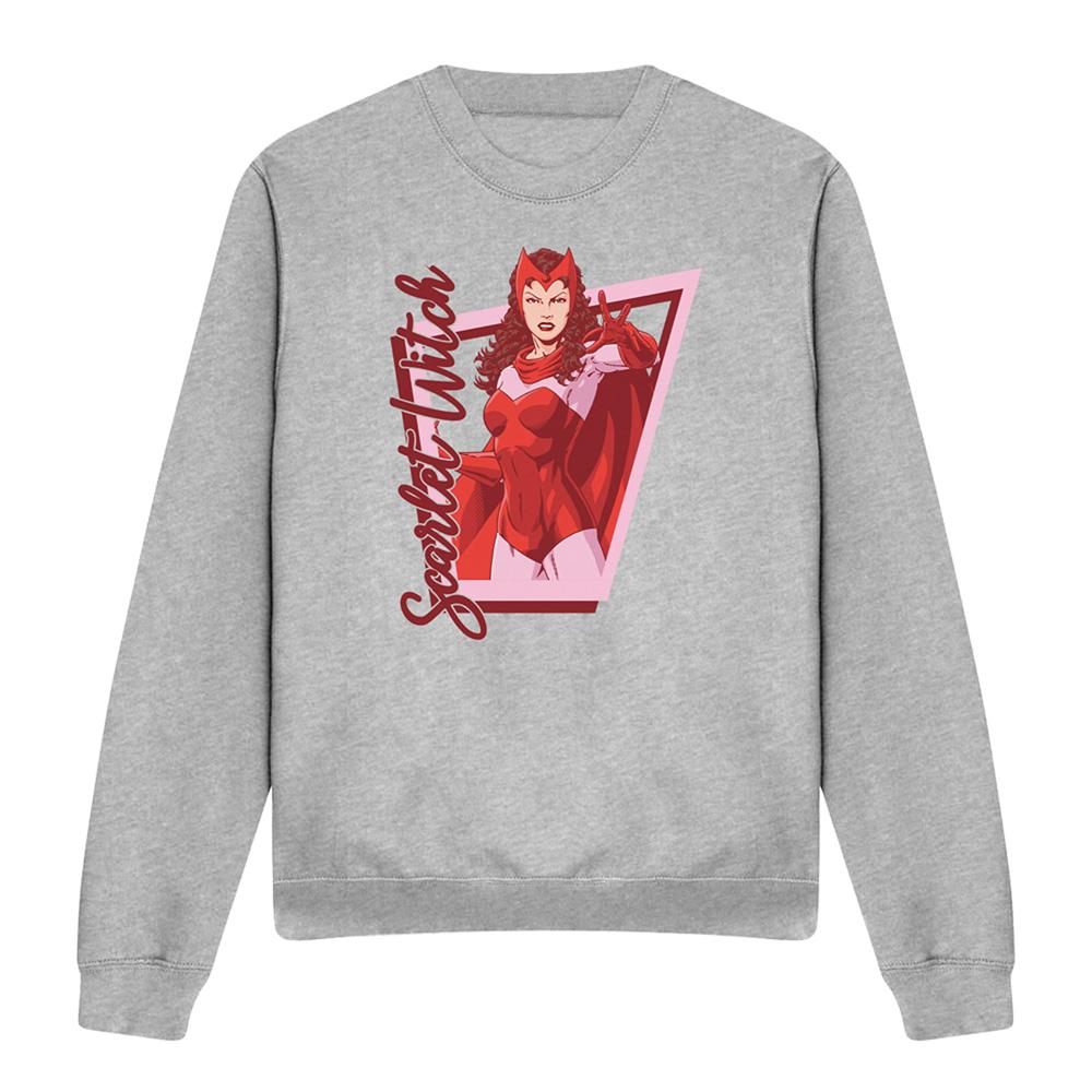 Marvel Unisex Adult Scarlet Witch Pose Sweatshirt