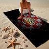 Atletico Belgrano Crest Microfiber Beach Towel, Lightweight And Quick-Dry, for Summer Travel, Beach Essential, Swimming Pool