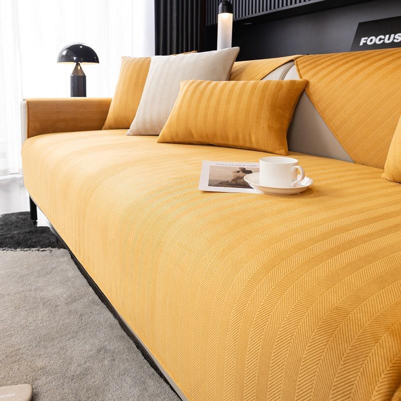 

Новая фиолетовая подушка для дивана Locust, универсальная для всех сезонов, простой современный нескользящий чехол для дивана, полотенце на спинку дивана с полным покрытием 70*70cm