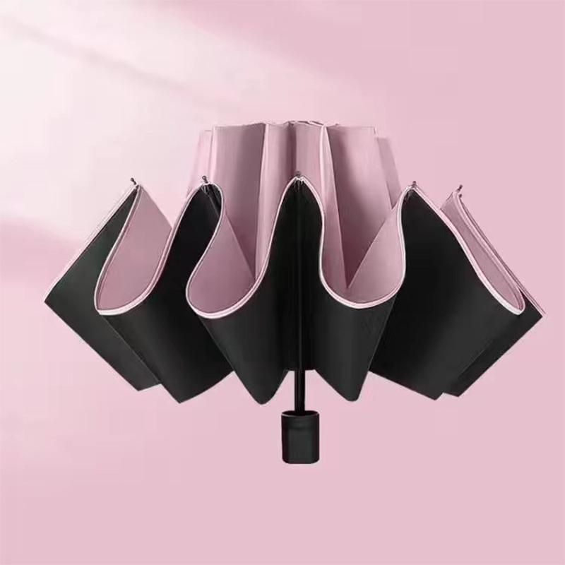 72-Rib Automatic Folding Umbrella for All Weather - Sunshade and Sunscreen for Men, Women, and Students