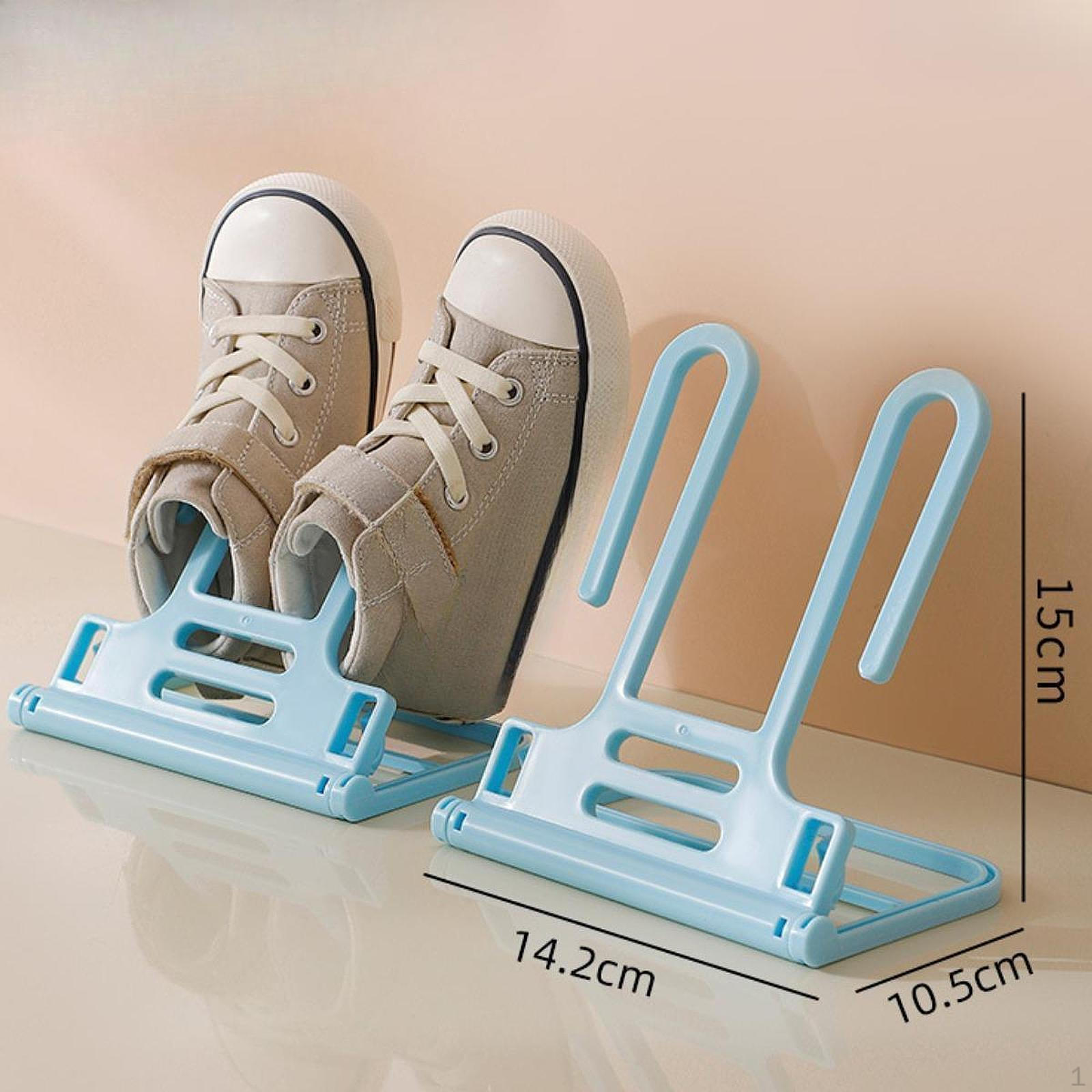 

Складная детская полка для обуви, вешалка для спальни, внутреннего и наружного входа синий