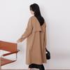 Sinuofude Women's Cashmere Blend Double-Faced Lapel Coat