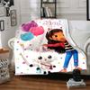 Custom Name Fantasy World Adventure Party Blanket For Couch Bed Plush Cozy Fuzzy Blanket Super Soft Warm Blankets For Fall And Winter 0916233