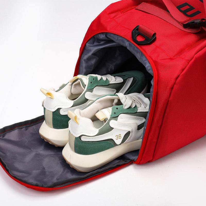 Multifunctional luggage bag Large capacity casual portable travel bag Dry and wet separation Double shoe compartment Fitness bag