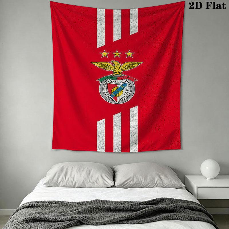 Benfica Wall Hanging Printed Fabric Blanket Decorative Tapestries for Bedroom Living Room Home Decor