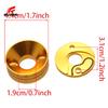 15mm 40-5 Luftfilter-Adapterplatten-Kit Passend für 2-Takt 43cc 47cc 49cc Rasentrimmer, Stand-Up-Scooter, Pitbike-Mini-Bike