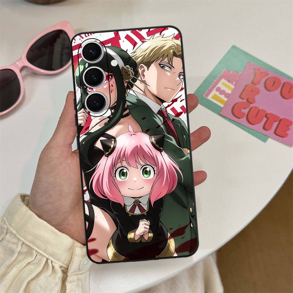 Classic Anime Spy X Family Phone Case For Samsung S 24 Fe 25 Ultra Plus 20 Lite 21 30 22 23 24 22 Ultra 5G Fundas