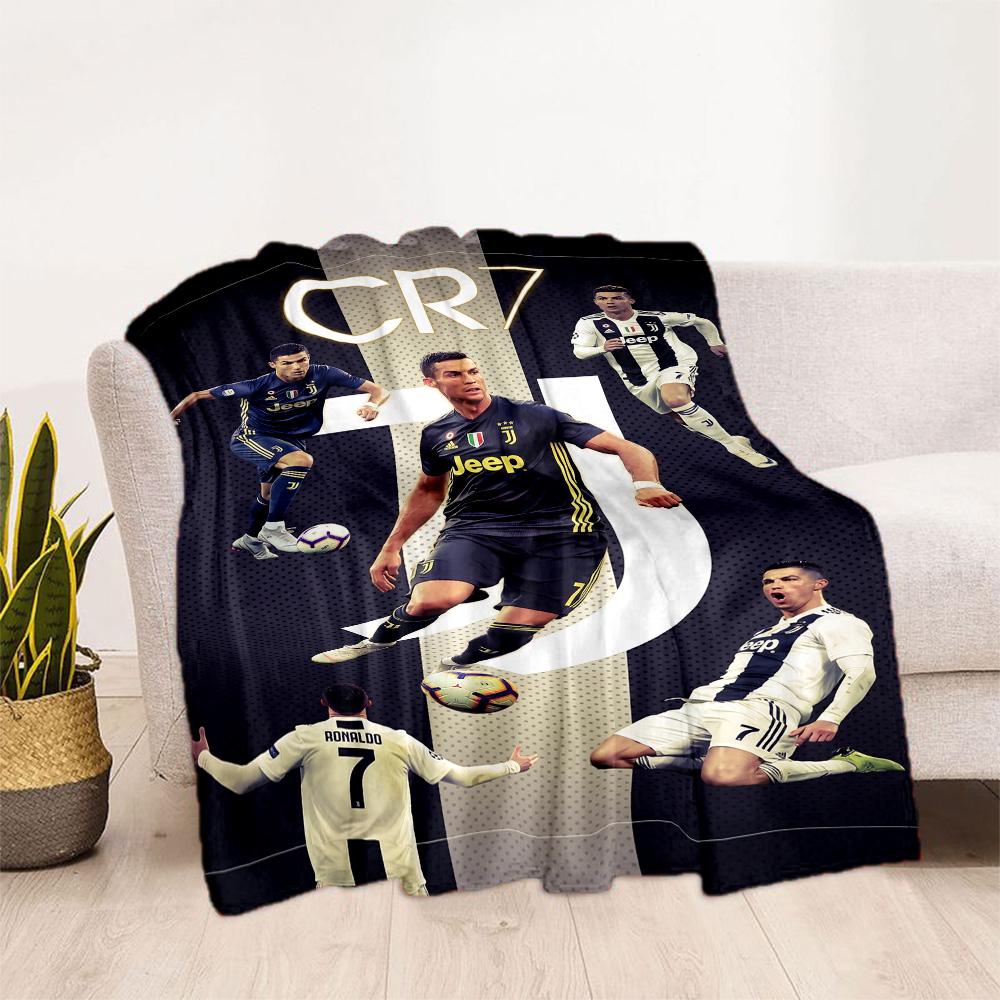 Cristiano Ronaldo Juventus Blanket Soft Warm Cozy Great for Bed Seaside Office for All Seasons Modern Style Best Holiday Gift for Friends Family