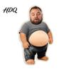 Kühlschrankmagnet Dekoration Papa mit weichem Bauch Stressabbau Knet-Papa Kühlschrankbauchmagnet Foto Halter für Küchen Deko