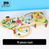 Thomas Magnetic Wooden Train Set: Educational Electric Toy Locomotive for Kids