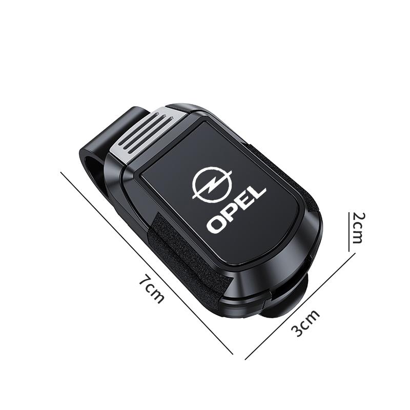 Opel Car Eyeglass Storage Clip Sun Visor Sunglasses Card Holder for Corsa Adam C Zafira A OPC Vivaro D Astra Meriva Vectra H G J