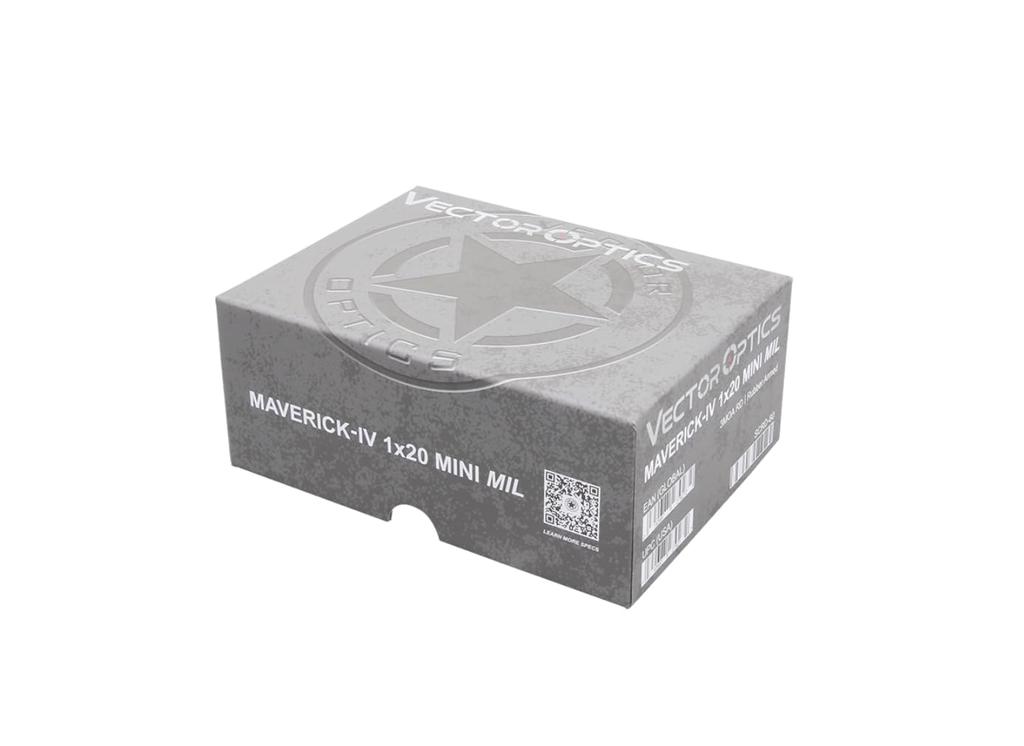 Vector Optics Maverick-IV 1x20 Mini Rubber Armed Reflex Sight (SCRD-60)