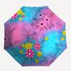 1pc Floral Pattern Design Umbrella with Plastic Handle,Suitable for All Seasons Umbrellaptys26020