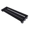 Guitar Pedal Board Aluminum Alloy Frame Non Slip Silicone Feet Mat Portable Effect Guitar Pedalboard