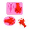 Stampi in Silicone per Fondant di Grado Alimentare Stampini per Caramelle a Forma di Aragosta Strumenti Versatili in Silicone per la Cottura e Artigianato Fai-da-Te