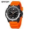Sanda Quartz Solar-Powered Luminous Watch with Rotating Bezel and Long Battery Life - New Student Model