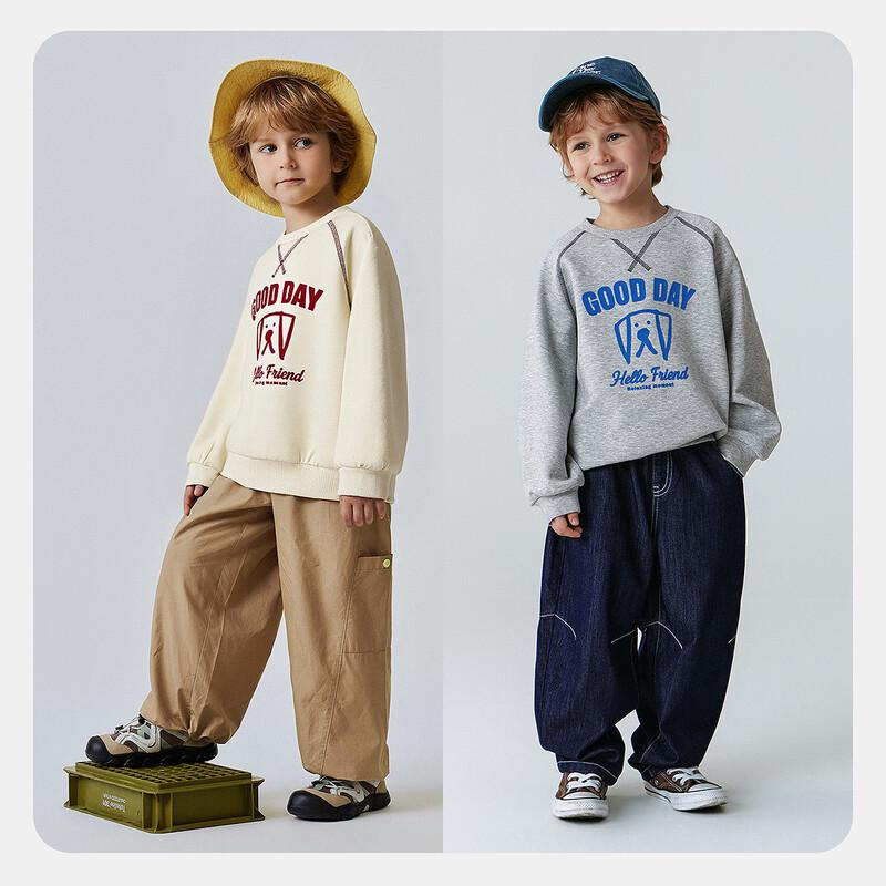 Minibala Boys' Spring Raglan Sleeve Sweatshirt