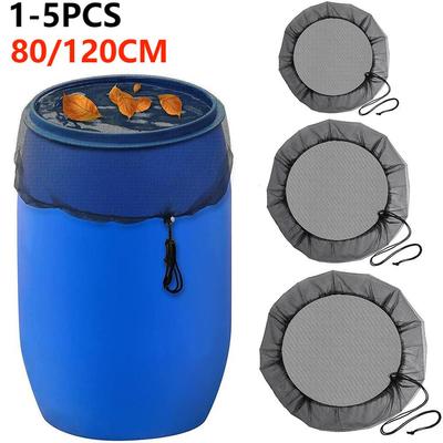 80/120CM Mesh Cover Netting for Rain Barrels PE Water Buckets Anti Mosquito Net Water Protection Tank Raindrop Harvesting Tool