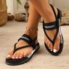2025 summer new casual sandals men's and women's thick-soled men's cool slippers beach shoes men's