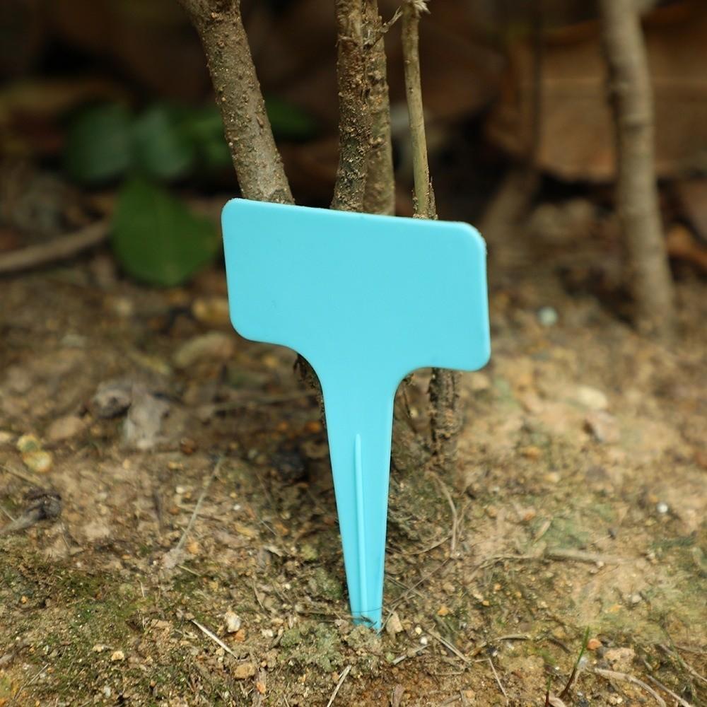 100PCS Moisture-proof Nursery Garden Plant Tags Thickened T-type Tags Markers Label Greenhouse