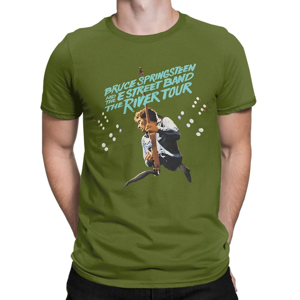 Music Bruce Springsteen Novelty Graphic 100 Cotton Tshirt Bruce Springsteen Tees Tops For Unisex