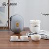 Guanshan Portable Ceramic Kung Fu Tea Set