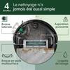 IRobot Roomba 105 Combo - Robot Aspirateur Laveur 2en1 - Puissance d'Aspiration de 7KPa - Navigation LiDAR - Détection des Tapis