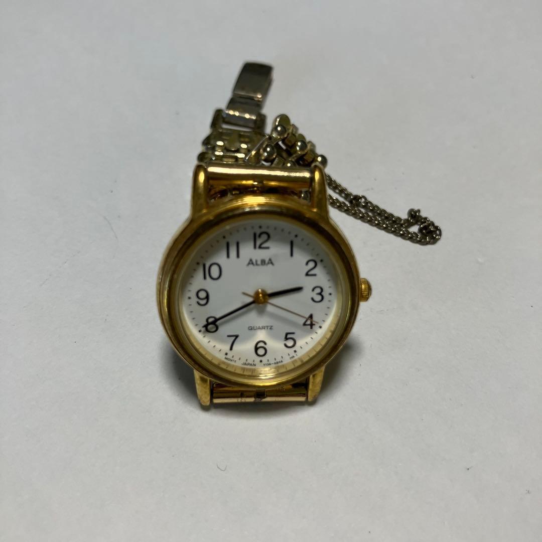 SEIKO SEIKO ALBA wristwatch operation unconfirmed authenticated ladies