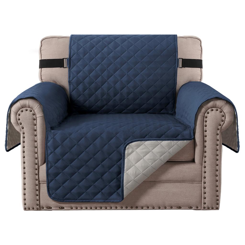1/2/3/4 Seater Recliner Sofa Cover Water Repellent Sofa Cushion Solid Color Relax Lounger Slipcovers Couch Towel Armchair Covers