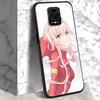02 Zero Two Anime Darling In The Franxx Case For Xiaomi Redmi Note 9S 9 8 7 10 Pro 8T 9C 9A 8A Black Silicone Phone Cover Sac