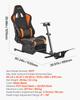 VEVOR Racing Wheel Stand, Heavy-Duty Simulator Cockpit Steering Wheel Stand, Fit Logitech G25, G27, G29, G920, G923, Thrustmaster T300RS, TX F458