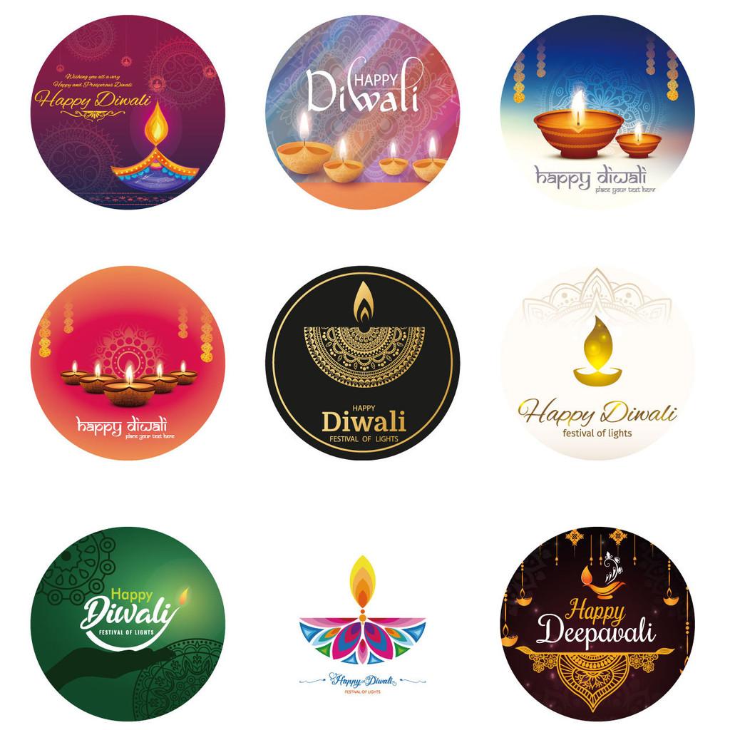 Diwali Celebration Greeting Card Bundle With Envelopes And Decorative Stickers For Festive Events