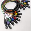 8-Core Multi-Channel XLR Microphone Cable Mixer & Stage Lighting Signal Amplifier