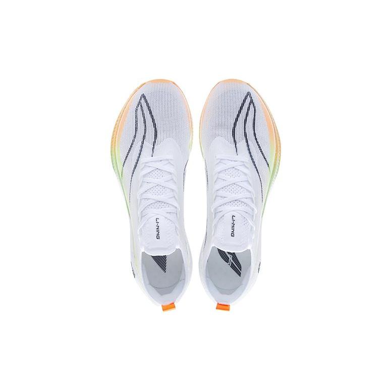 New LiNing Feidian 3 Elite Anti Slip And Wear Resistant Breathable Low Top Running Shoes Unisex Orange White ARMT035-1