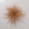 Fluffy Ostrich Feather Applique Handmade Feather Pin Feather Patch  DIY Handmade Accessory