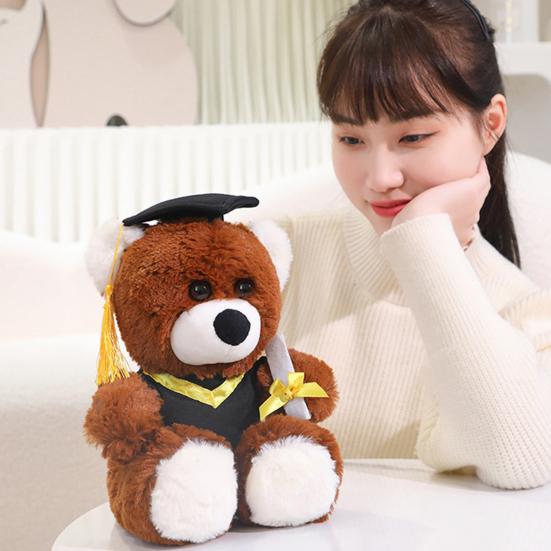 Graduation Owl Bear Doll Cute Plush Class of 2025 Gift for Her