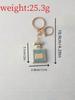Creative And Fashionable Rhinestone Car Pendant Keychain Rhinestone Perfume Bottle Ladies Bag Pendant Accessories Gifts