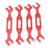 4PCS Set RC Ball Tie Rod Adjustment Wrench Aluminium Alloy 1 10 1 16 3.0mm‑6.0mm Model RC Car Repair Tool