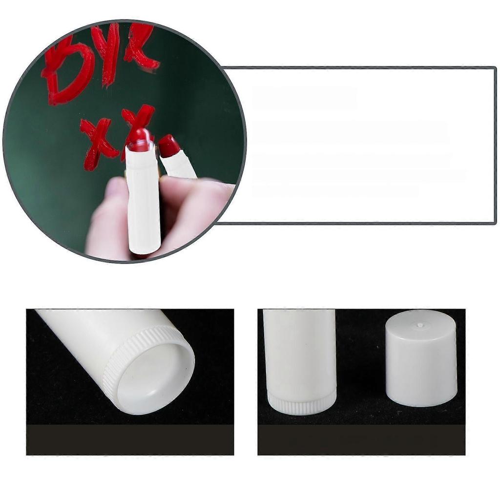 Lipstick Container Plastic Tube for Lip Balm Storage Portable 50Pcs