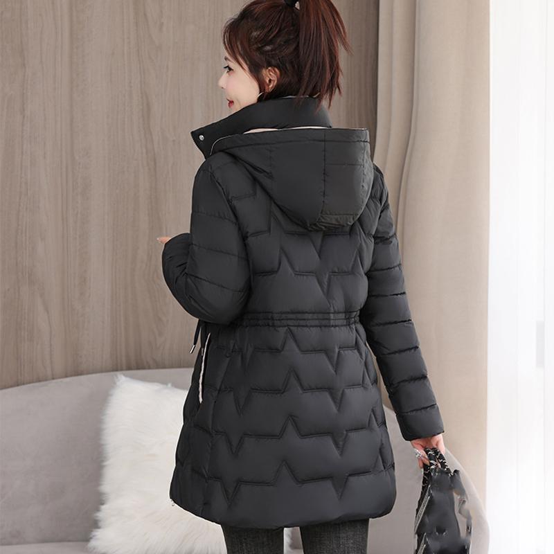 Women Jacket Coats Long Parkas Down Hooded Overcoat Winter Thick Warm Jackets Windproof Casual Student Coat