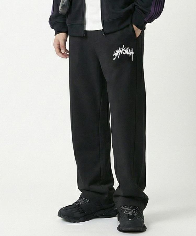 SEVENSELAH P.S Smile Logo Sweatpants Black