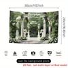 1Pcs White Arch Garden Landscape Scene Decoration Background Spring Backdrop Decorations For Photo Studio Photo Booth Party