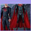 Disfraz de Cosplay de Calidad de Superman El Hombre de Acero Para Adultos Unisex y Niños**