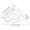 Modified speaker grille accessories suitable for BMW F900R/F900XR/F750GS F850GS