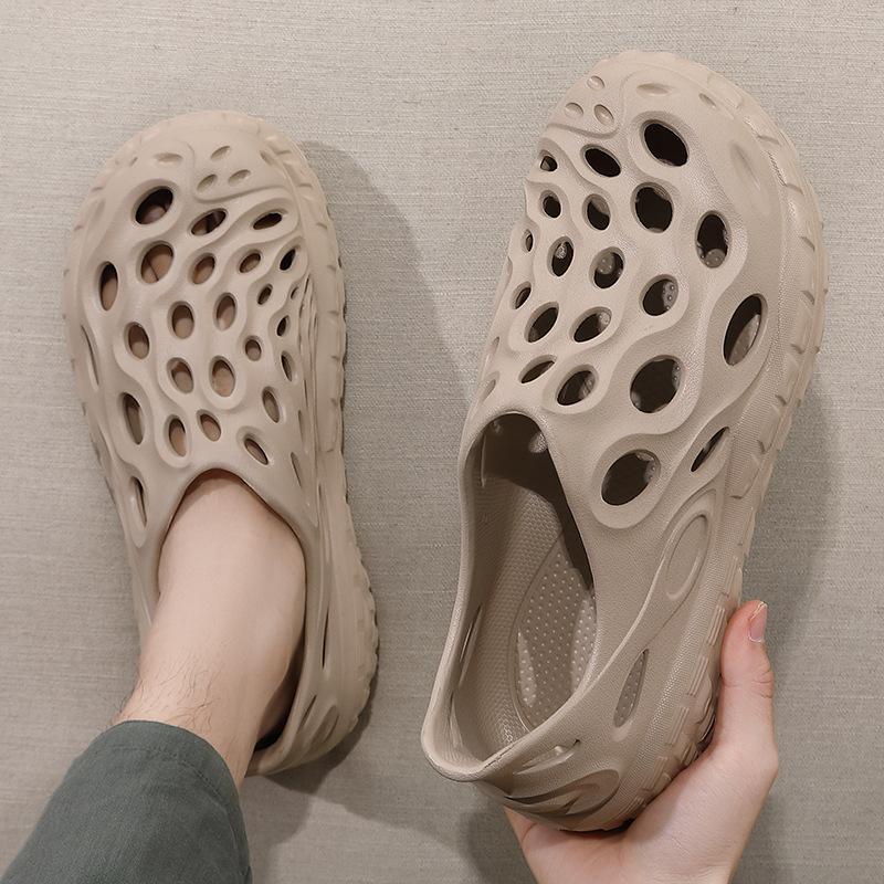 Lochschuhe Sommerkleidung Pendler Fahren Neue rutschfeste Sommer EVA Sandalen